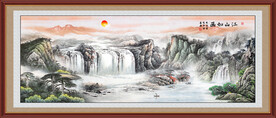 客厅山水画