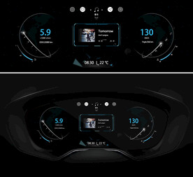 汽车仪表盘界面