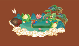 端午节矢量插画