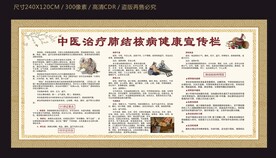 中医治疗肺结核健康宣传栏