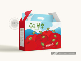 苹果包装 平面图