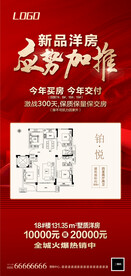 房地产加推海报