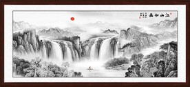 中堂山水画