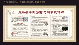 胃肠病中医预防与调养宣传栏