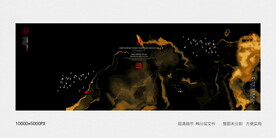 黑金水墨装饰画