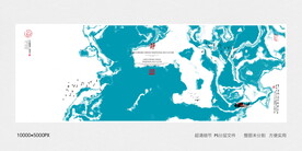 青色爆款装饰画