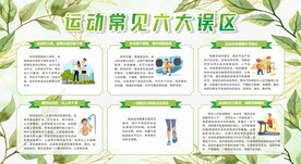 运动健身健康教育宣传栏