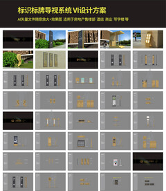 房地产标识标牌导视系统设计