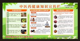 中医药健康知识宣传栏