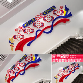 食品安全楼道文化墙