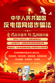 反网络诈骗法海报