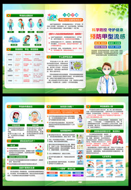 预防甲型流感三折页