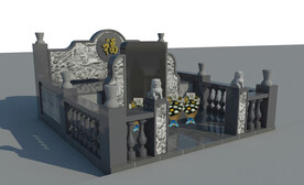 墓地坟墓设计案例效果图