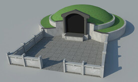 墓地坟墓设计案例效果图