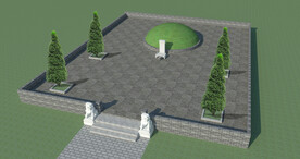 墓地坟墓设计案例效果图