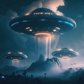 太空飞碟外星飞船