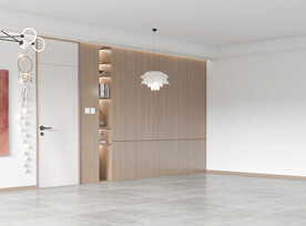 现代极简 轻奢餐厅 空场景