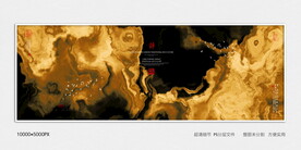 奢华水墨装饰画