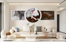 沙发背景装饰画