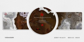 别墅玄关水墨画