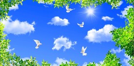 蓝天白云