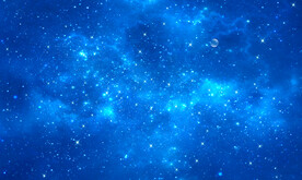 蓝色星空背景