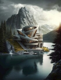 森林中的别墅设计