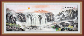 客厅山水画