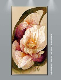 后现代立体北欧美式花卉装饰画