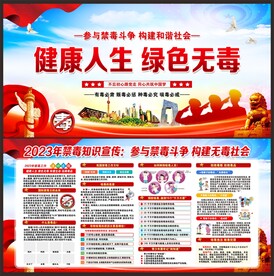 禁毒展板