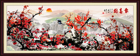 国画梅花