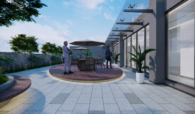 屋顶园林效果图