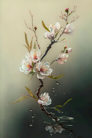 国画桃花