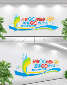 公司企业团队标语励志文化墙