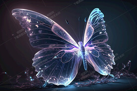 发光蝴蝶