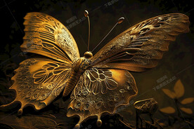 金属蝴蝶
