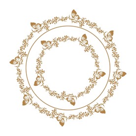 蝶恋花无缝边框