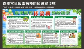 春季传染病宣传栏