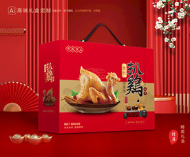 麻椒鸡 扒鸡包装