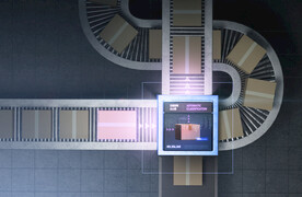 仓储物流配送海报模板设计