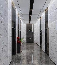 办公楼电梯间效果图