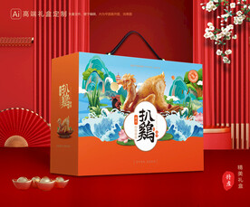 烧鸡礼盒 扒鸡包装