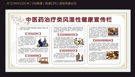 中医药治疗类风湿宣传栏