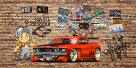 汽车潮流背景设计壁纸