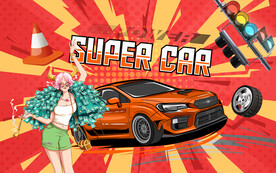 汽车涂鸦背景设计壁画