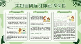 世界自闭症日孤独症日展板