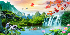 山水画