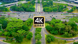 现代城市立交桥建筑美景