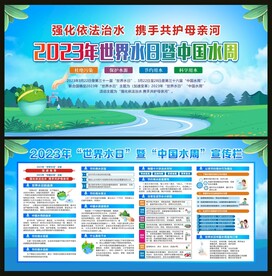 世界水日暨中国水周宣传栏