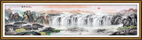 巨幅山水画